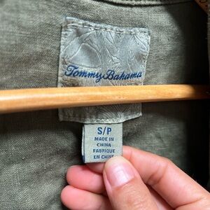 Tommy Bahama Olive Green Shirt Jacket